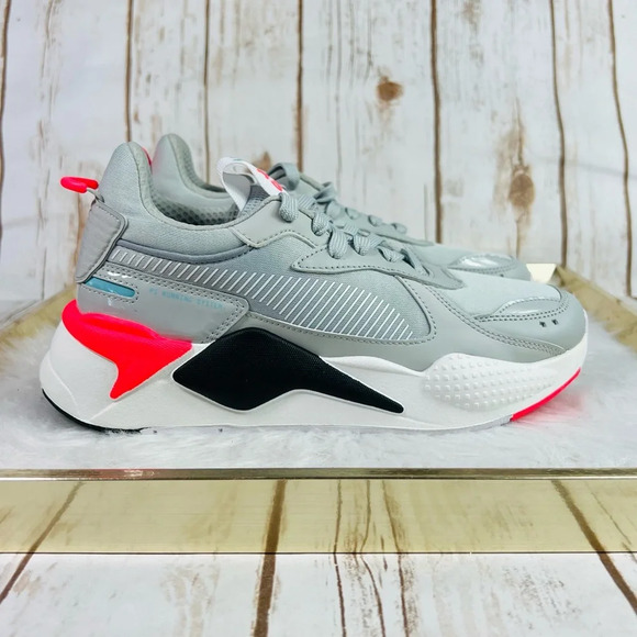 New PUMA RS-X Grey Pink Sneakers - Picture 5 of 10